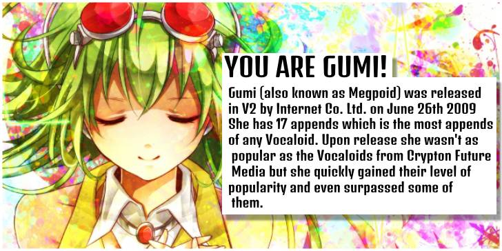 What Vocaloid Are You?